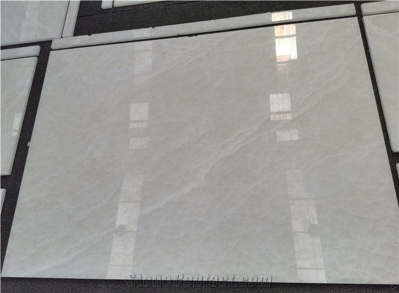 Hotel Project Luxury Decor China White Onyx Flooring Tiles
