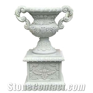 Hotel Villa Classic Hand Carved Marble Hand Carved Flower