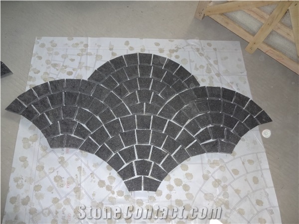 Landscape Chinese Granite Cobble Stone Pavers