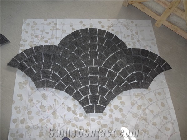 Landscape Chinese Granite Cobble Stone Pavers
