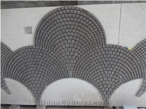 Landscape Chinese Granite Cobble Stone Pavers