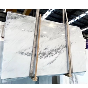 Landscape Painting  White Marble Slabs Tiles