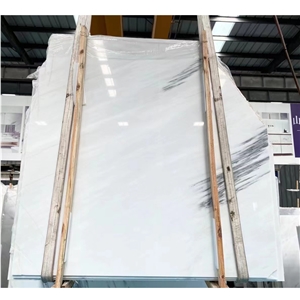 Landscape Painting  White Marble Slabs Tiles