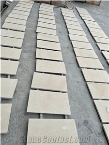 Luxury Private Villa Exterior Wall Cladding Beige Limestone