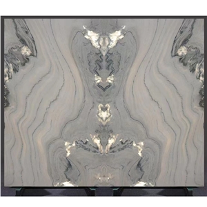 Macaubas Fantasy  Quartzite Slab Bookmatch On Wall Tile