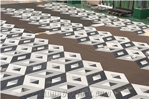 New Design Marble Waterjet Medallion For Hotel Lobby Floor
