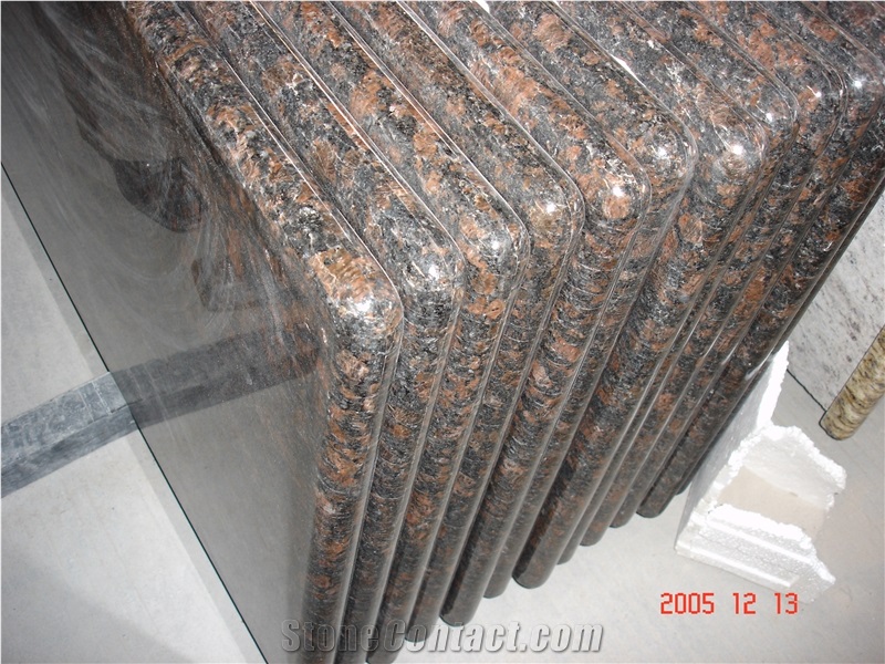 Prefab Customized Siena Beige Granite Kitchen Countertops