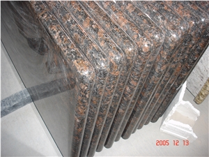 Prefab Customized Siena Beige Granite Kitchen Countertops