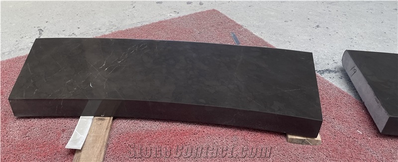 Saint Laurent Black Gold Sahara Noir Aziza Marble Bar Top