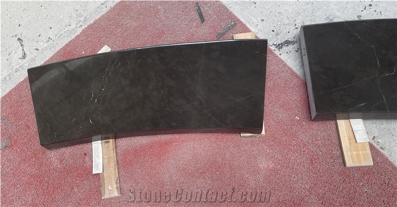 Saint Laurent Black Gold Sahara Noir Aziza Marble Bar Top