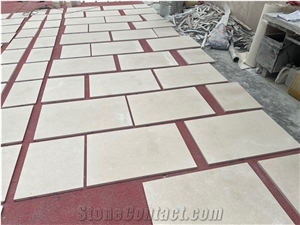 Sandblasted Portugal Limestone Wall Cladding