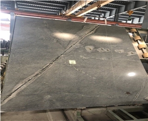 Silver Galaxy Grey Granite Rough Slabs For Kitchen