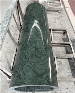 Verde Guatemala Green Marble Roman Columns & Column Capital