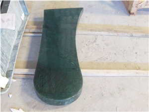 Verde Guatemala Green Marble Roman Columns & Column Capital