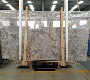Versace Gold Grey Marble Rough Slabs