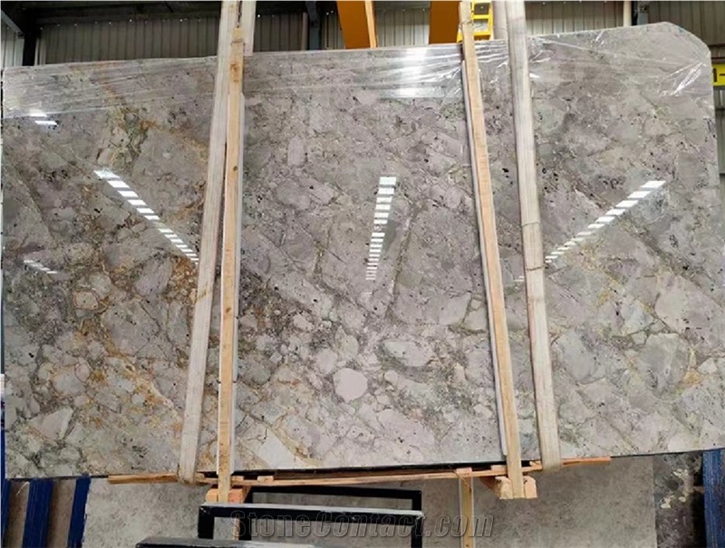 Versace Gold Grey Marble Rough Slabs