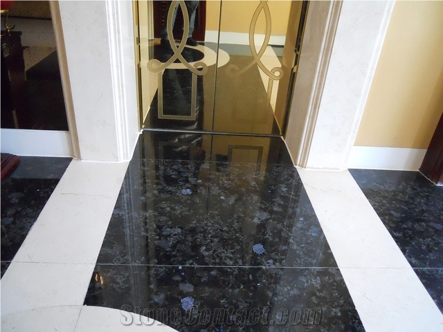 Volga Blue Granite Slabs & Tiles, Ukraine Blue Granite