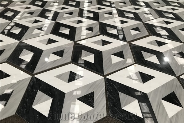 Wholesales Marble Medallion Waterjet Custom Floor Medallion