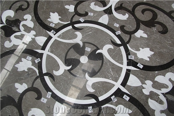 Wholesales Marble Medallion Waterjet Custom Floor Medallion