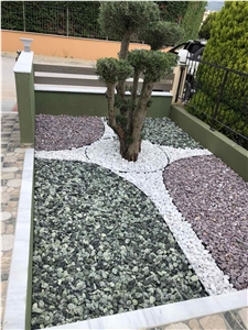 Verde Royal Marble Pebbles- Green Marble Pebble Stone