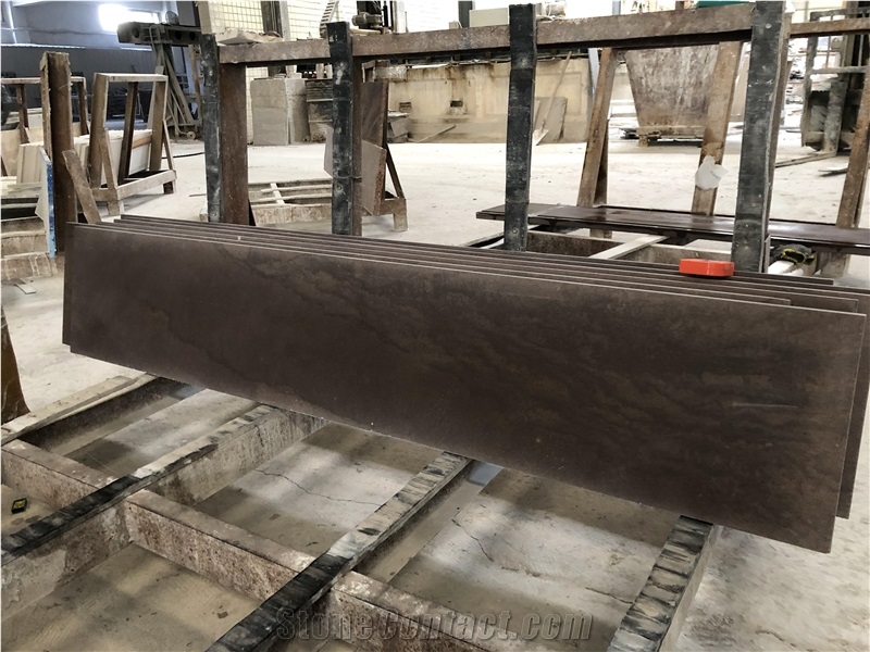 Purple Wenge Sandstone Staircase Tiles