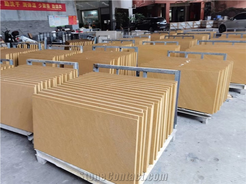 Yellow Sandstone Tiles For Walling