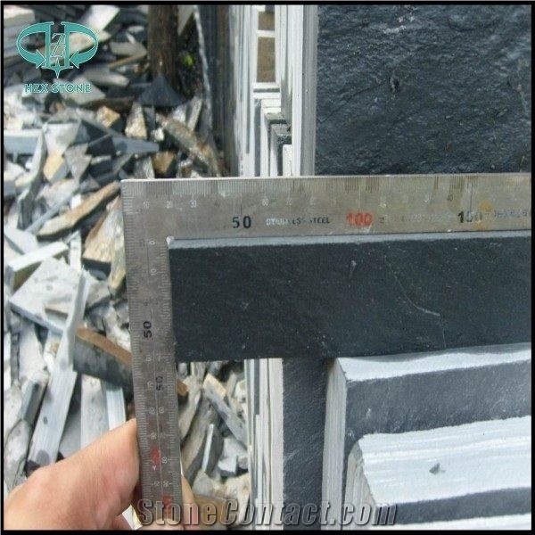 Black Riven Slate Tiles