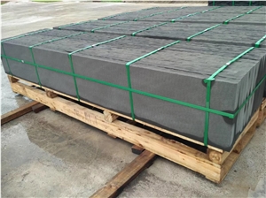 Chinese Black Sandstone Slab Used For Walkway Paving Stone