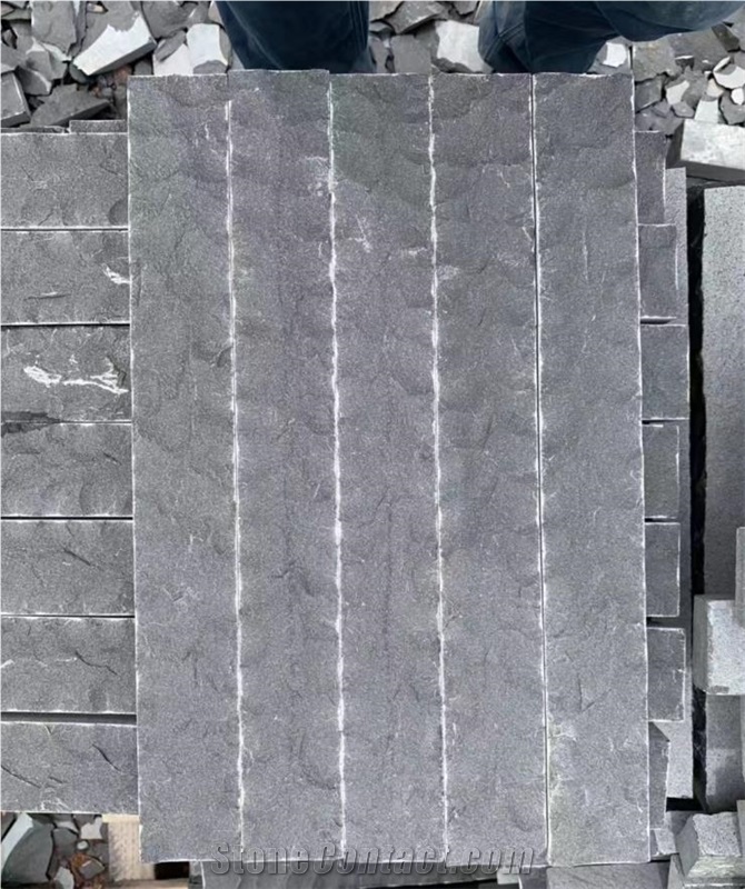 Hot Sale Viet Nam Black Granite Used For Paver & Cobbles