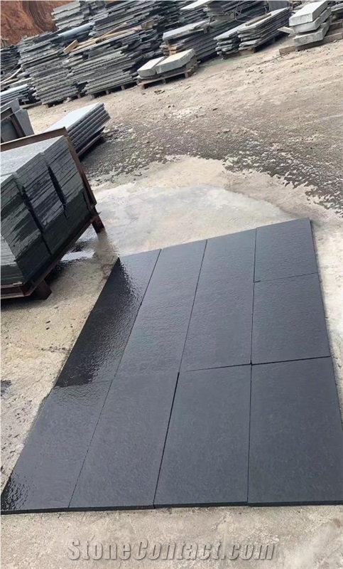 Hot Sale Viet Nam Black Granite Used For Paver & Cobbles
