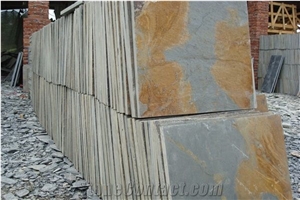 Multicolor Slate,Slate Tile,Slate Pattern,Yellow Rusty Slate