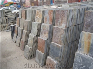 Multicolor Slate,Slate Tile,Slate Pattern,Yellow Rusty Slate