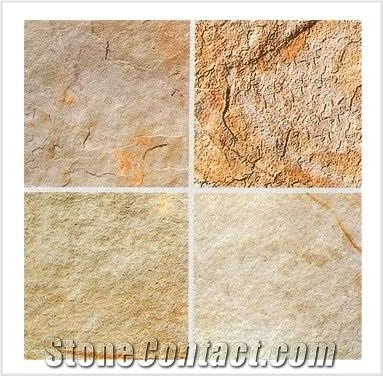 Rusty Slate Tile,China Yellow Slate Stone