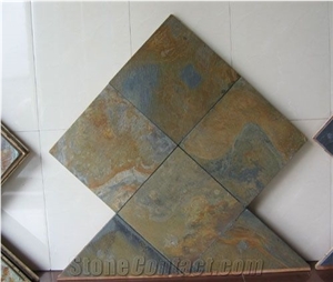 Rusty Slate Tile,China Yellow Slate Stone