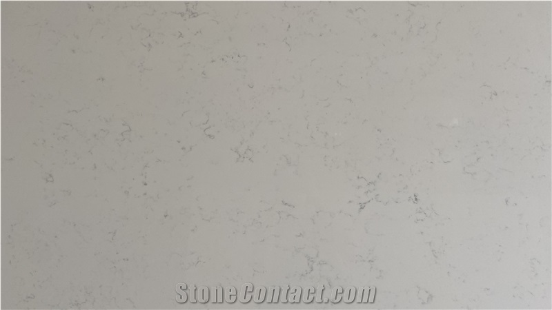 Bianco Carrara Medium White Artificial Quartz Stone Solid