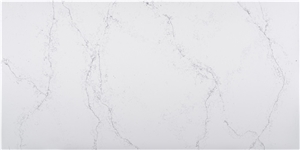 Bianco Carrara Medium White Artificial Quartz Stone Solid