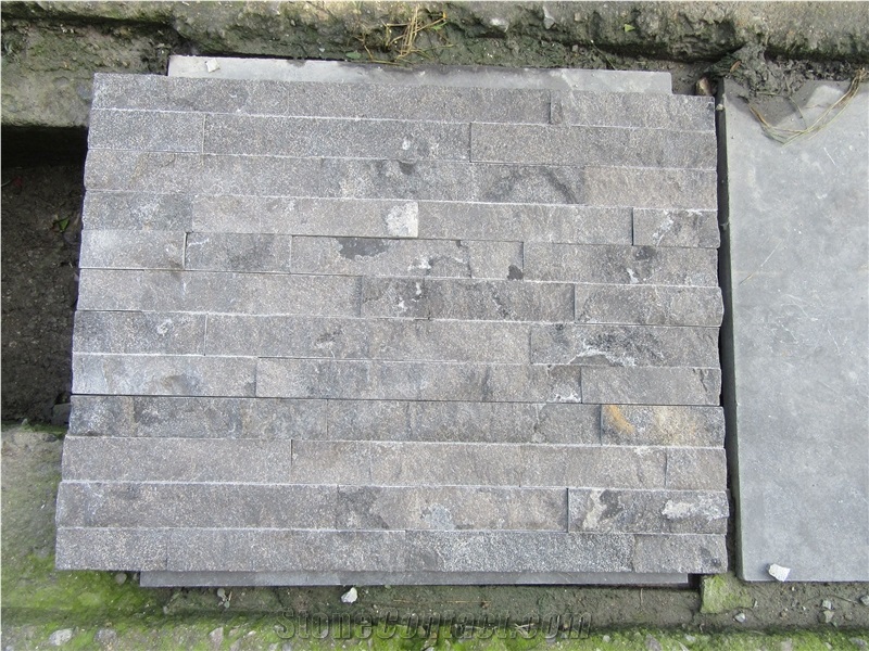 China Bluestone Limestone Thin Stone Veneer Ledge Fieldstone
