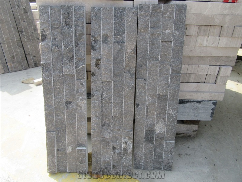 China Bluestone Limestone Thin Stone Veneer Ledge Fieldstone
