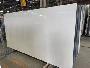 Pure White Quartz Slabs Cuarzo Blanco Puro