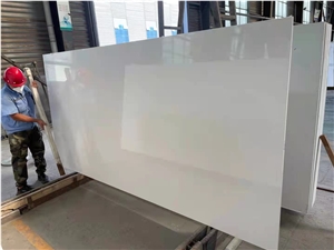 Pure White Quartz Slabs Cuarzo Blanco Puro