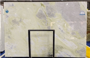 China Moon River Blue And Green Marble Big Slabs And Tiles