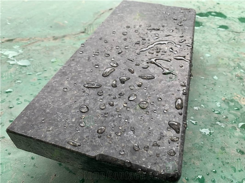 Commercial Use Black Pearl Granite Tiles For Hotel Project
