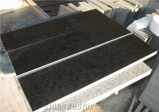 G684 Black Pearl Basalt Fuding's Black Slabs & Tiles