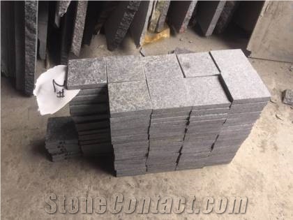 G684 Fuding Black Pearl Basalt Cobble Stone Pavers Cobbles