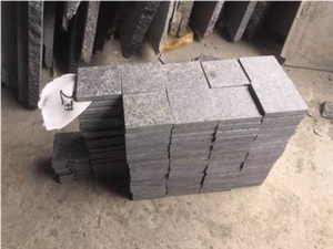 G684 Fuding Black Pearl Basalt Cobble Stone Pavers Cobbles