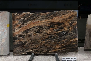 Gold Galaxy Cosmic Gold Granite Slabs Black Taurus Slabs