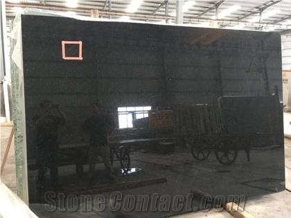 Good Price Factory Directly Black Galaxy Granite Big Slabs