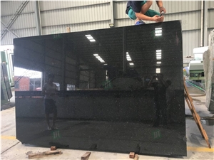Good Price Factory Directly Black Galaxy Granite Big Slabs