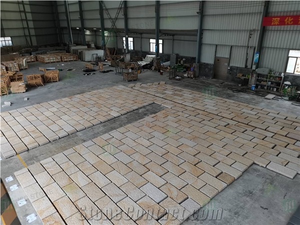 Natural External Yellow G682 Granite Flooring Tiles