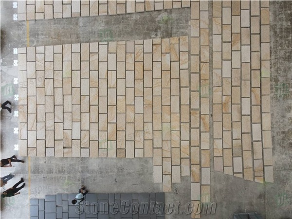 Natural External Yellow G682 Granite Flooring Tiles